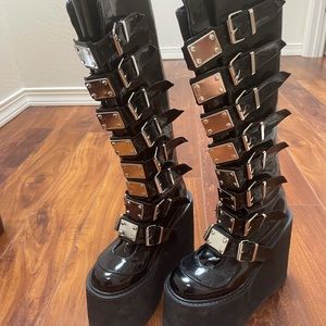 Knee-High boot. Perfect for Halloween & BM.